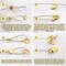 1200-Piece Jewelry Making Kit – Crimp Beads Set with Crimp Covers, Crimp Tubes, Wire Guardians, Lobster Clasps, Jump Rings, Crimping Pliers, and Beading Wire for Bracelet Making